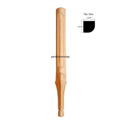 PAIR of 28"H Queen Anne Corner Leg for Dresser, Table and Desk