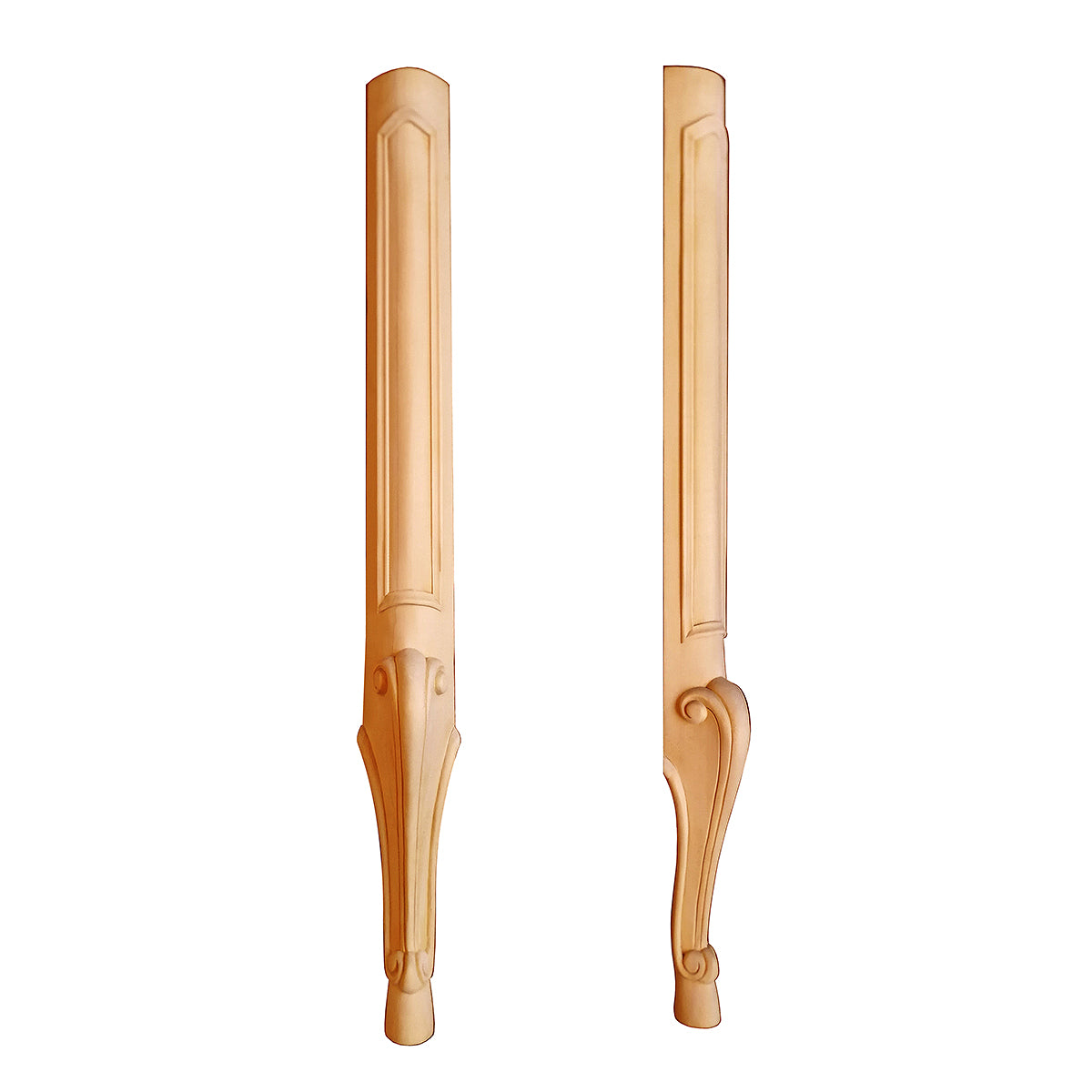 PAIR of 28"H Queen Anne Corner Leg for Dresser, Table and Desk