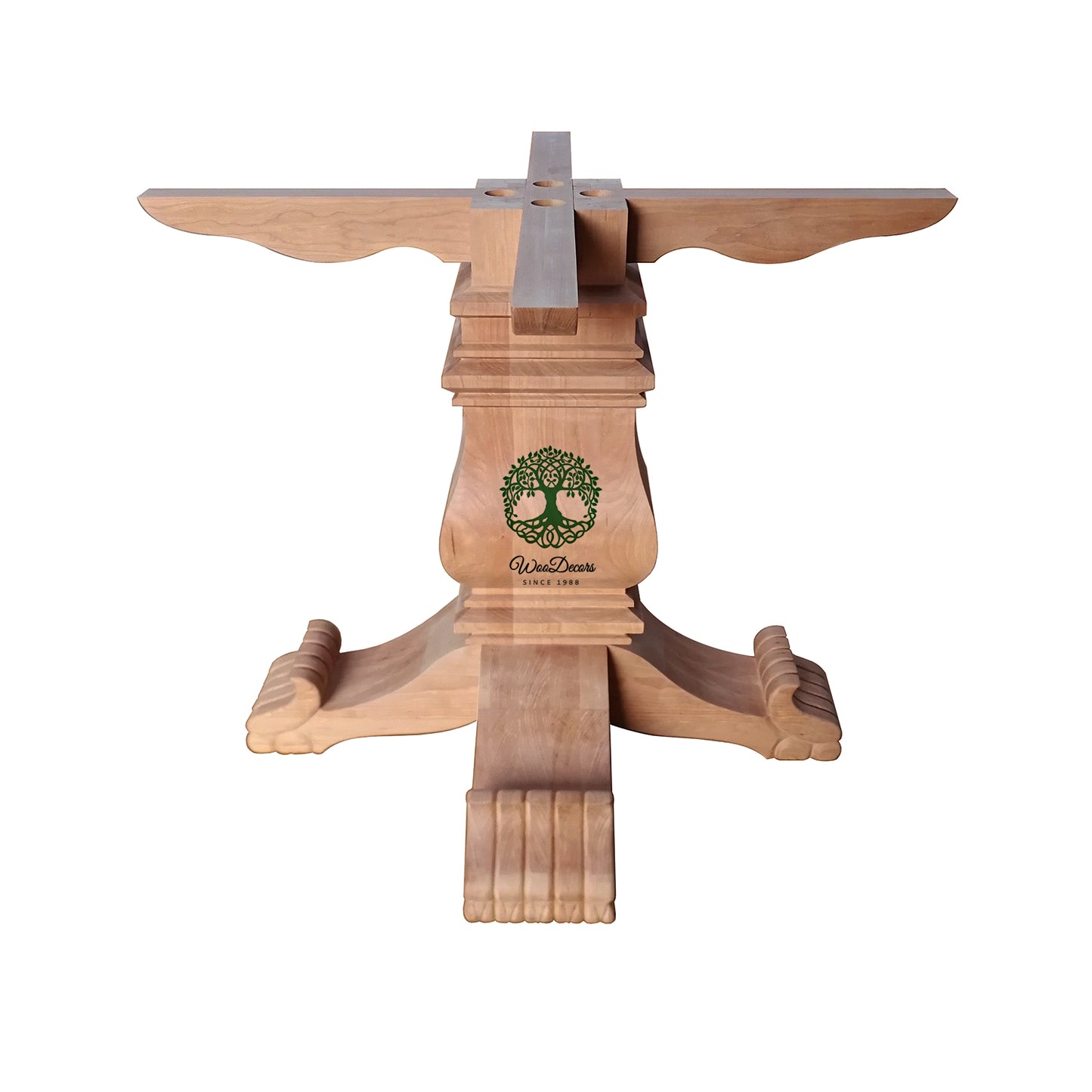 CUSTOM220607 A set of Large Custom Claw Pedestal, Cherry, SOLD