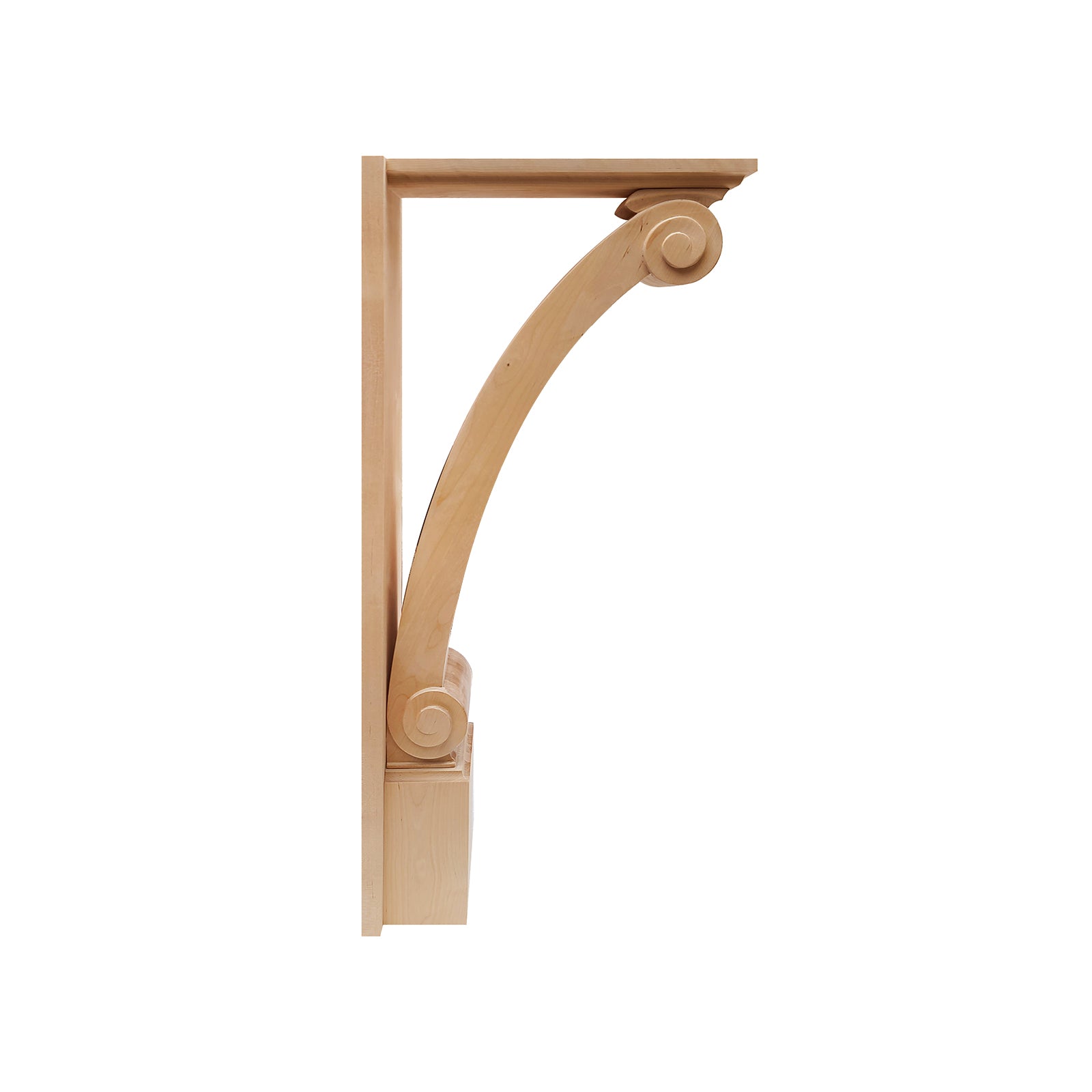 PAIR of ISP-25 Large Elegant Scroll Carved 35-1/2