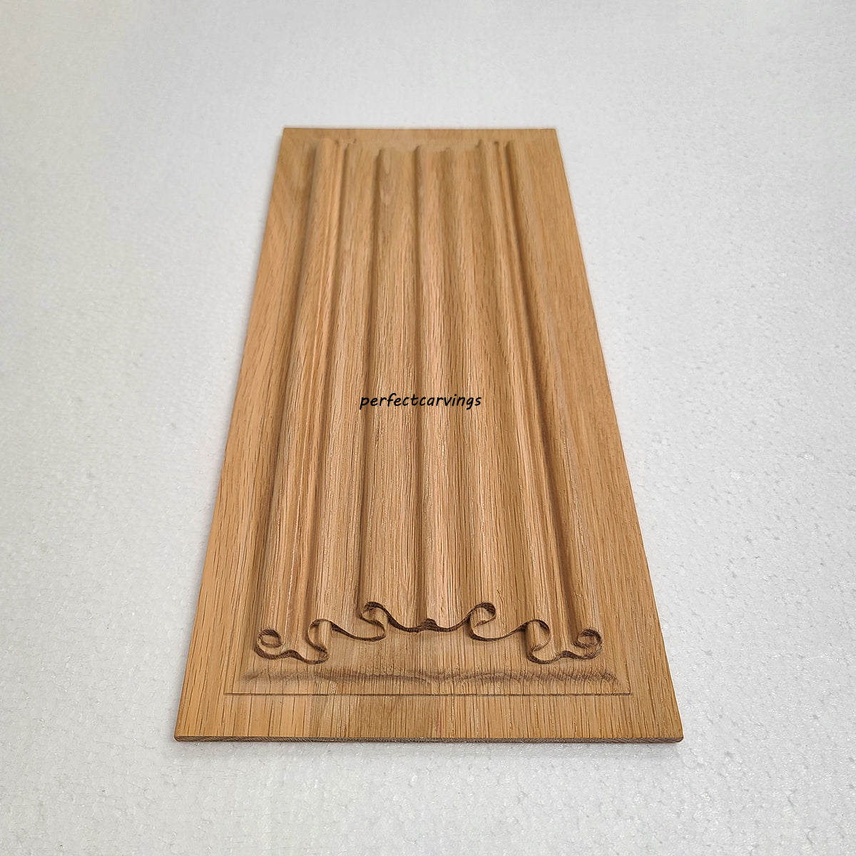 PAIR of PNL-13 Linenfold Carved Panels, 9-1/2