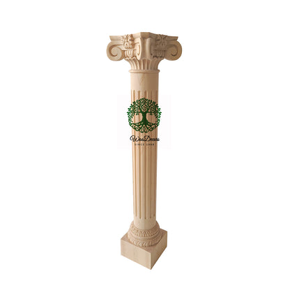CUSTOM240227  8 Sets of Hard Maple Ionic Capital, Column, and Base, SOLD