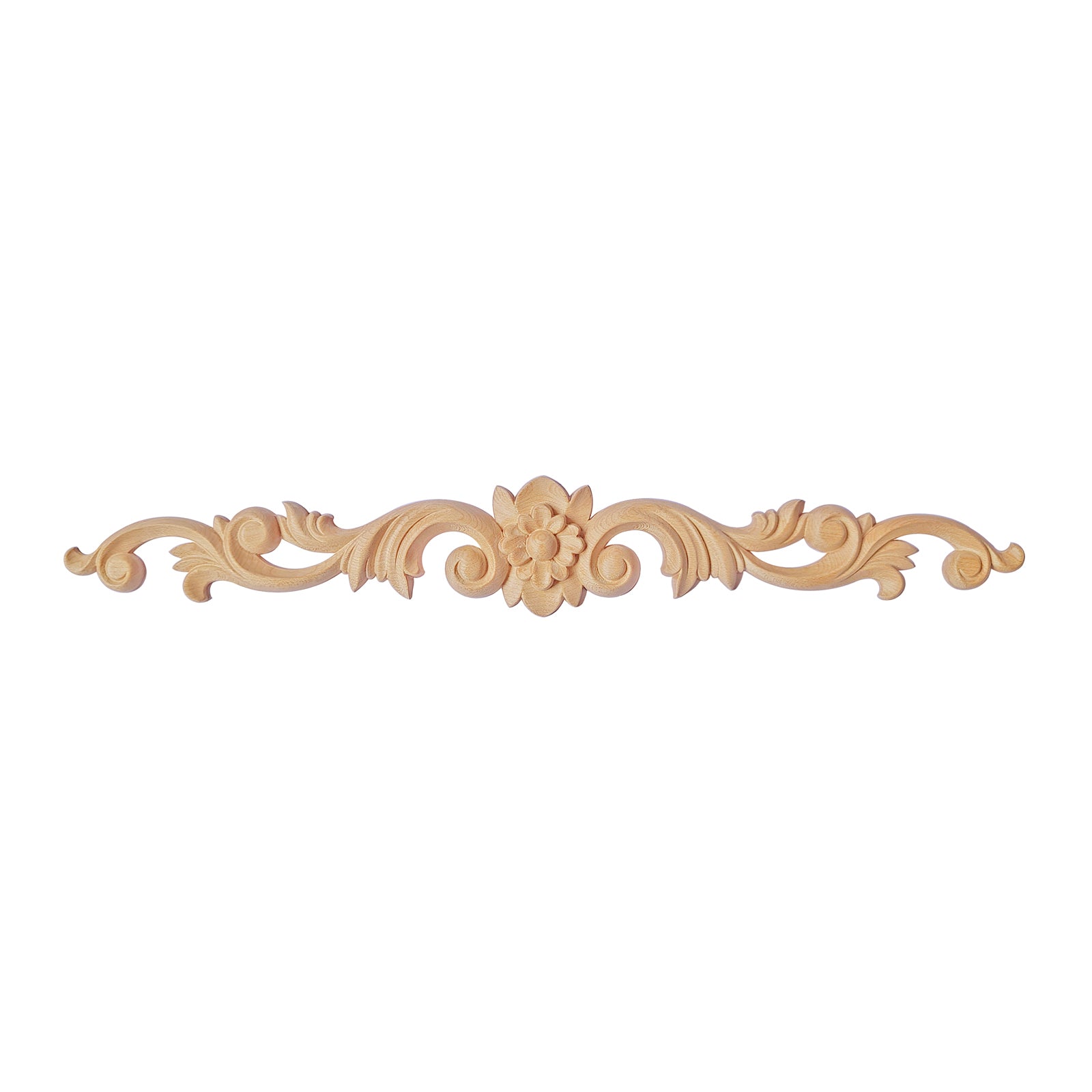 Narrow Floral Scroll Leaf Carved 16