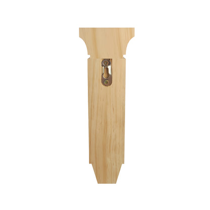 PAIR of Wood Carved Mission Corbel Brackets,  Available from 8" to 14" High, Unfinished
