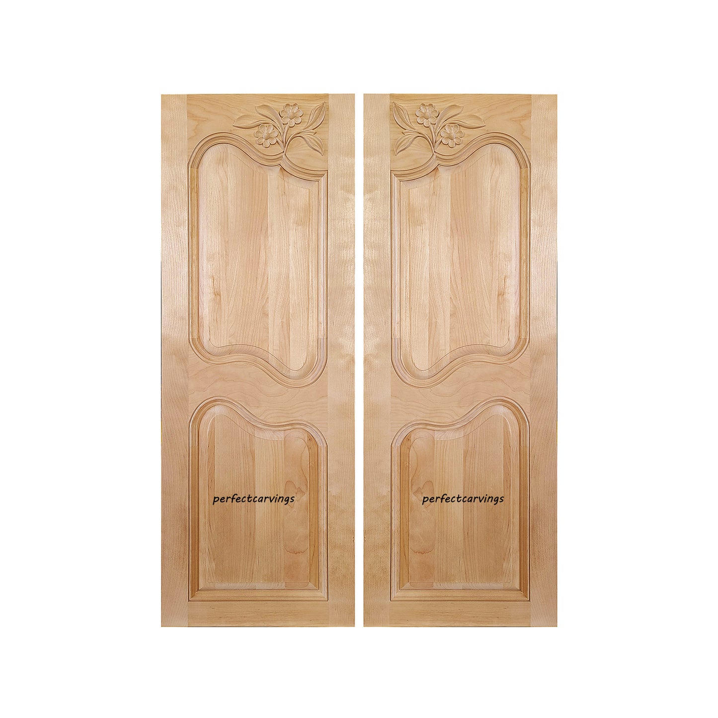 CBD-05 Single Face Carved Framed Panel Door for Furniture & Cabinet, 15"Wx42"H, Unfinished
