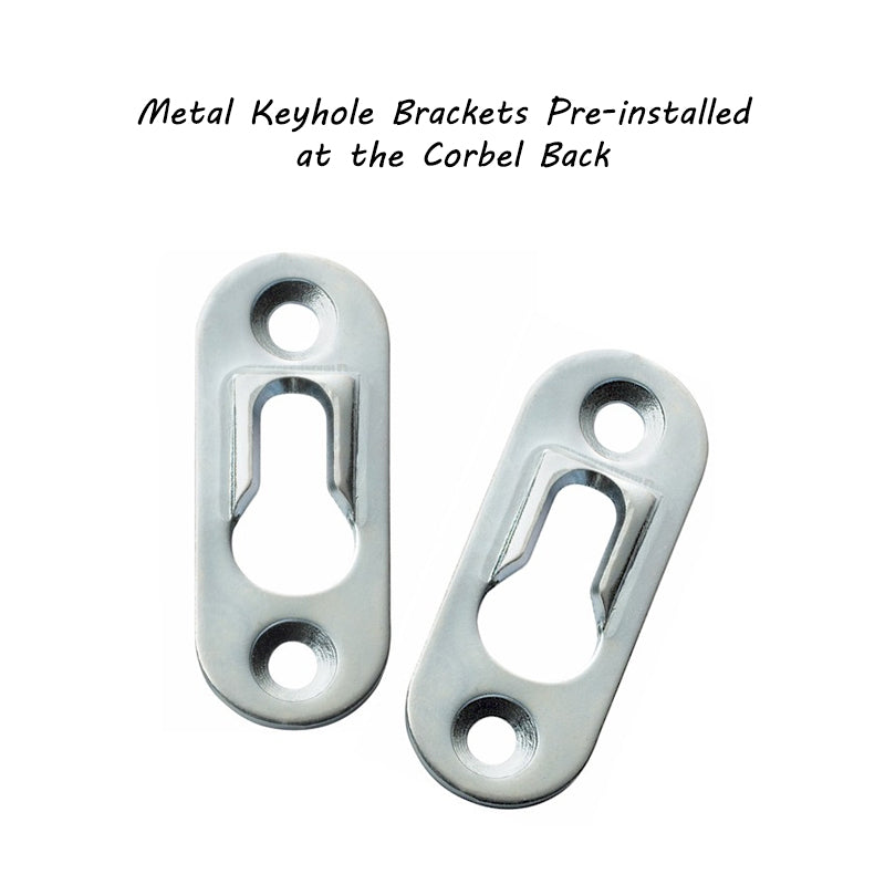 PAIR of Farmhouse Corbels, Victorian Brackets, Shelf Corbels, for Fireplace Mantel