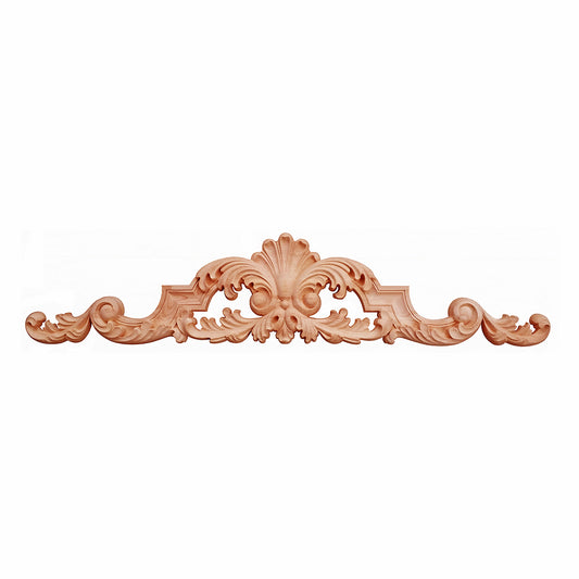 Magnificent Victorian Wood Carved Panel Applique, Available in 20 & 24" Wide