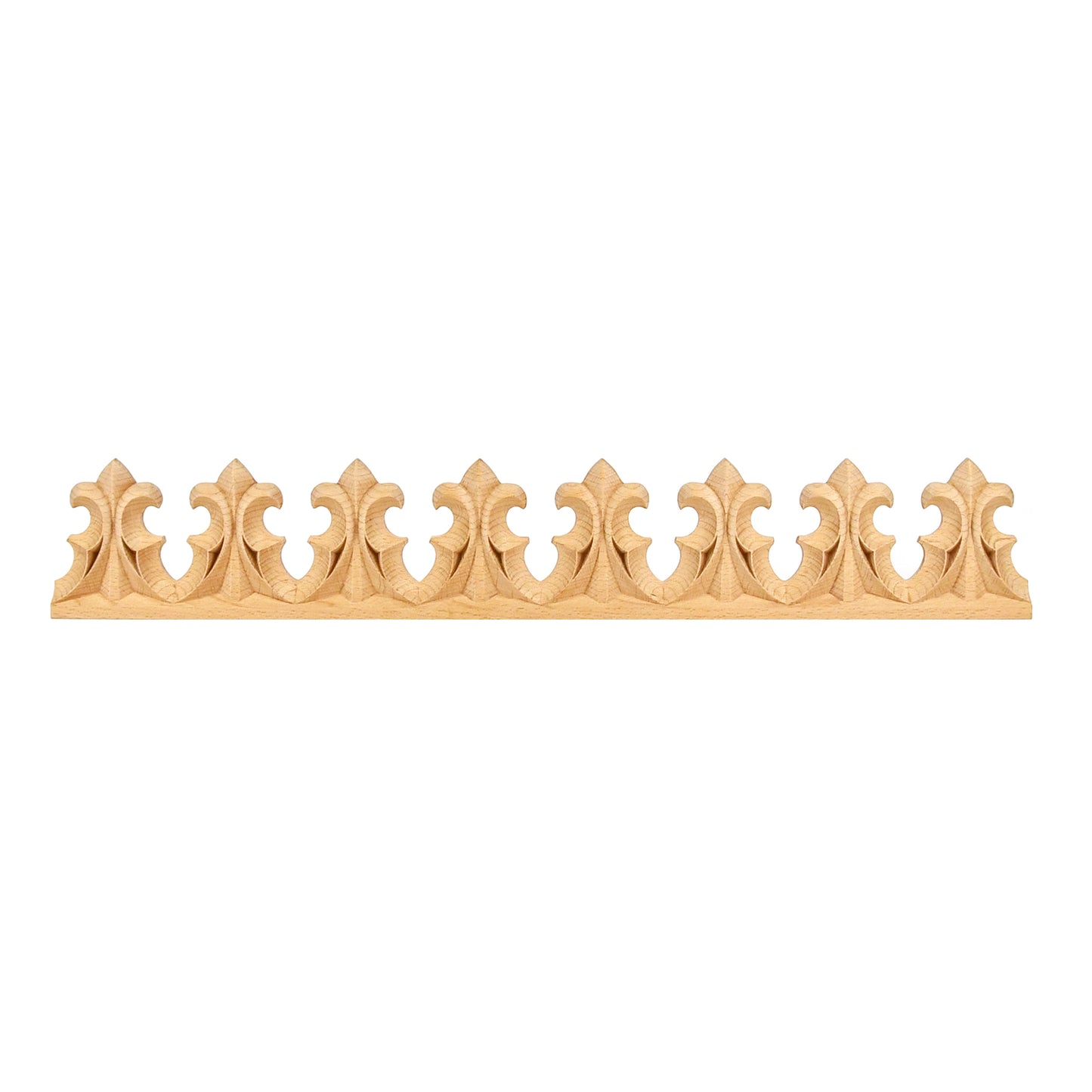 PAIR of Wood Carved Gothic Trims, Furniture Accent, Available from 2" to 5" High, Unfinished