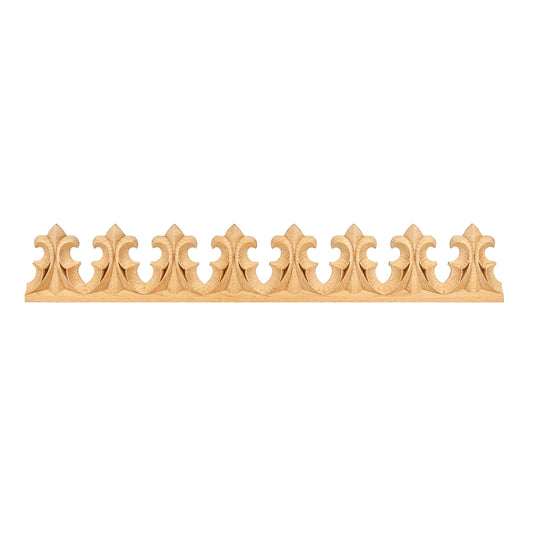 PAIR of Wood Carved Gothic Trims, Furniture Accent, Available from 2" to 5" High, Unfinished